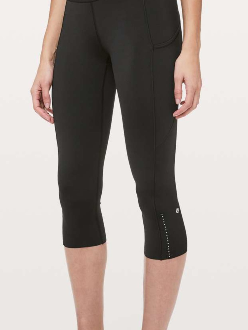Lululemon Fast & Free Crop II *Nulux 19"
Black
